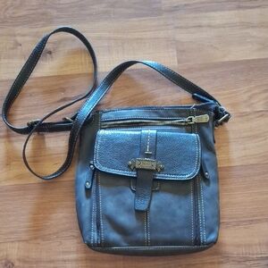 b.o.c. Black and Brown Crossbody Bag